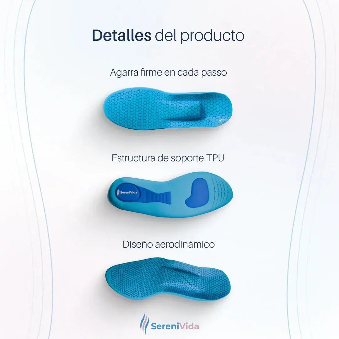 Plantillas ortopédicas de soporte para pies