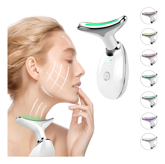 Masajeador Facial y Reductor de Papada 7 Colores Luz LED Vanance